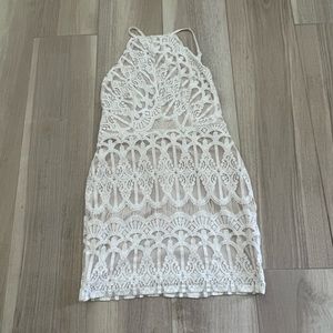 White/Cream/Nude TOBI DRESS